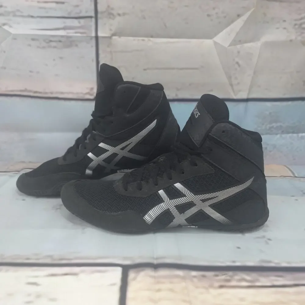 ASICS Matcontrol 3 Black Pure Silve Men's Size 11 US Wrestling Shoes Collegiate